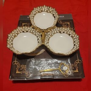 Ttak Houseware 12.0 Inch DIVIDED SERVING DISH W/HANDLE